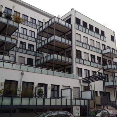 1-Zimmer-Luxuswohnung im Loftstyle in Augsburg, Werderstraße mit großem Balkon s/w