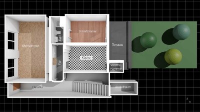 Schöne 2-Zimmer Wohnung mit Balkon in Rüttenscheid