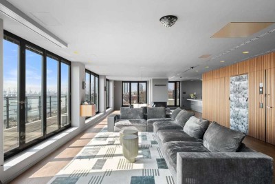 Das einzigartige Penthouse über Hamburgs Hafen!