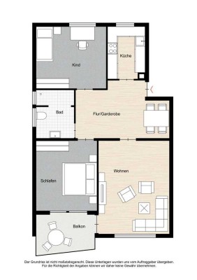 Moderne 3-Zimmer-Wohnung mit Balkon in der Weststadt