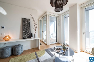 1,5-Zi.-Erstbezug mit Loggia &amp; Rooftop Spa | TOWER HOMES