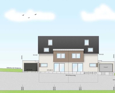 Exklusive-Doppelhaushälfte - Neubau mit gehobener Ausstattung in Gärtringen