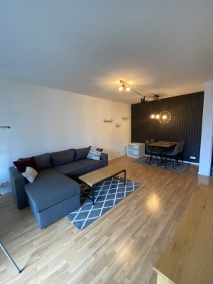 Moderne 2,5-Zimmer-Wohnung in Uninähe (2,5-ZKB) - Voll möbliert mit Balkon und Tiefgaragenstellplatz