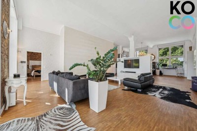 Exklusives Loft 4,20 m Decken! 100qm Terrasse & Blick ins Grüne!