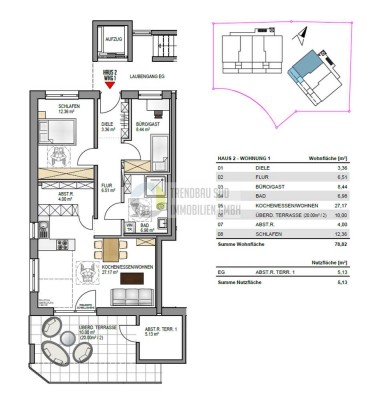 Nachhaltig Wohnen in Mietingen - Energieeffiziente Neubauwohnung KfW 40 + QNG