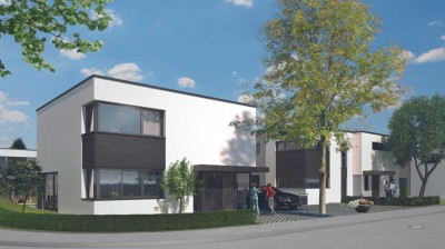 Neubau eines freistehenden Einfamilienhauses mit Wärmepumpe in höchster Effizienzklasse A+