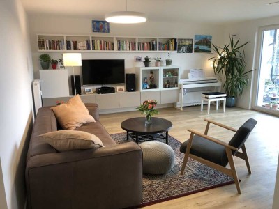 Stilvolle, neuwertige 3-Raum-Wohnung mit Balkon und Einbauküche in Hanau Pioneer-Park