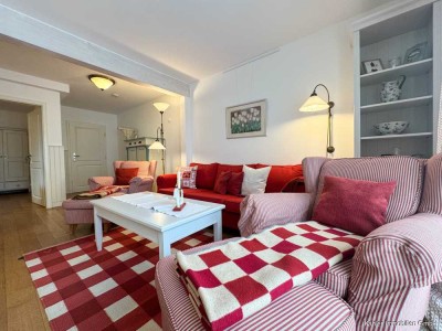 2-Zimmer-Erdgeschosswohnung im Schwedenstil im Zentrum von Büsum zu verkaufen