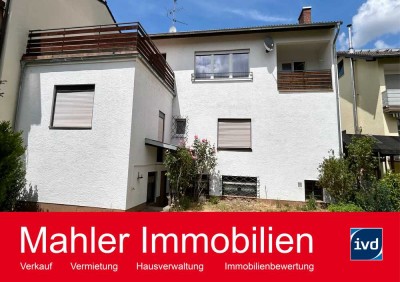 Sanierungsbedürftiges Wohn- und Geschäftshaus mit Garten und Garage in Lorsch