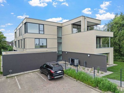 Exklusiver Panoramablick. 3-Zimmerwhg. mit Südterrasse und direktem Meerblick am Schönberger Strand.