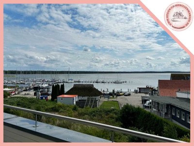 Lauschige 3 Zimmer Dachgeschosswohnung mit Blick auf den Breeger Hafen!