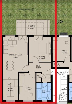 Neuwertige 3-Zimmer-Wohnung in Hördt