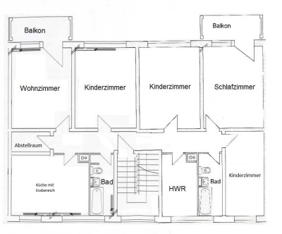 Familien(t)raum: Großzügige 5-Raum-Wohnung mit Spielplatznähe