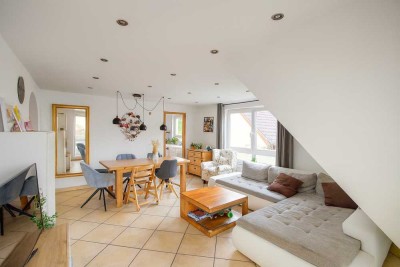 Helle 4,5-Zi.-Maisonette (96 m²) mit Balkon + Garage & Stellplatz – Marbach-Rielingshausen