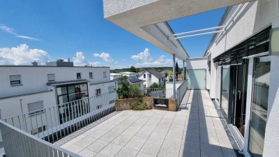 Sonnige 2,5 Zi. Penthousewohnung in Markdorf mit Alpenblick und Aufzug in kleiner Wohneinheit