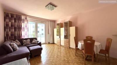 Ruhige Neubauwohnung mit sonniger Loggia und Grünblick in saniertem Gebäude mit Vollwärmeschutz!