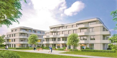 Neubau / 3-Zi-WHG Nr. 23 DG mit Einbauküche und toller Dachterrasse  nach Absprache zu vermieten