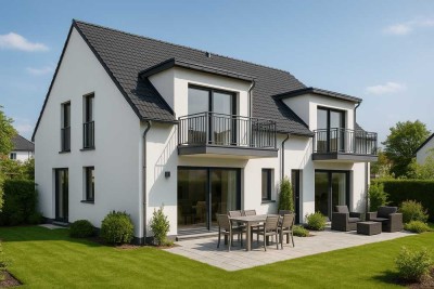 Zwei Seiten, ein Gedanke: Ihr neues Zuhause in der Doppelhaushälfte!