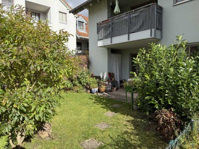 Gepflegte und sonnige 3‑Zimmer Erdgeschosswohnung mit Garten in Wolfratshausen