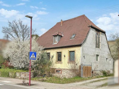 Sanierungsobjekt für Investoren und Handwerker: Zwei Gebäude auf großem Grundstück in Graben-Neudorf