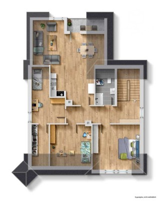 Wohnung Dachgeschoss im historischen Speyerhaus – sanierter Altbau trifft auf modernen Wohnkomfort