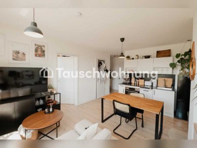 Tauschwohnung: Schöne moderne Neubauwohnung - Fahrstuhl, Küche, Kamin