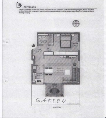 Helle 2-Zimmer-EG-Wohnung mit kleinem Garten in Höhenkirchen-Siegertsbrunn