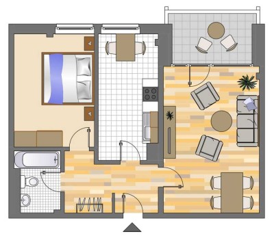 Demnächst frei! 2-Zimmer-Wohnung in Düsseldorf Hassels