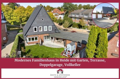 Modernes Familienhaus in Heide mit Garten, Terrasse, Doppelgarage & Vollkeller