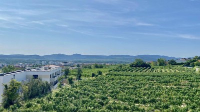 Neubau Erstbezug Sonnige Drei Zimmer Wohnung mit geräumiger Außenfläche und Fernblick