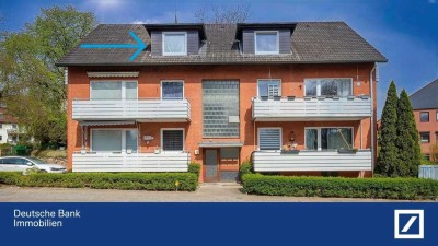 Charmantes Dachgeschoss mit Weitblick – 3-Zimmer-Wohnung mit großem Westbalkon in ruhiger Lage