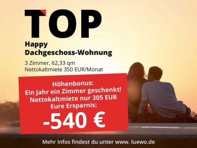 TAG DER OFFENENEN TÜR (20.11.2025 von 15-17 Uhr): Attraktive Dachgeschosswohnung mit Fernblick