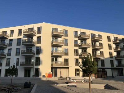 Neubau-Erstbezug: Zwei-Zimmer-Wohnung mit Balkon (Wohnberechtigungsschein erforderlich)