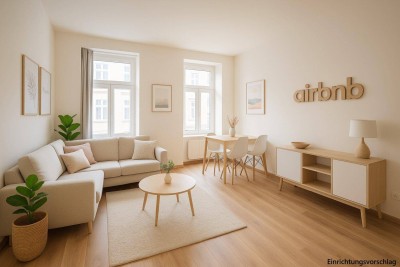 ++Rarität++ 1-Zimmer Altbauwohnung - Airbnb Ausnahmebewilligung liegt vor!