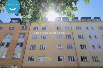 Eigentumswohnung • vermietet • Balkon • Schloßchemnitz • 2-Zimmer • zum Kauf