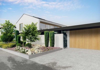 Entwicklungspotential: (Architekten-)Haus m. bes. Wohnflair in ruhiger Lage von Bad Friedrichshall