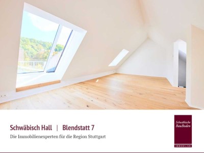 Kernsanierte Maisonette mit Galerieflair und Balkon – stilvoll wohnen in Schwäbisch Hall !