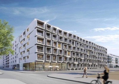 *Möbliertes 1-Zimmer-Apartment mit Pantryküche und Ost-Balkon, nahe Riemer See und Riem Arcaden*