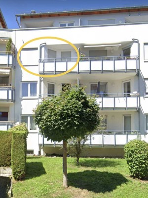 Helle+moderne 2 Zi-Wohnung 55m² mit Balkon+ EBK in ruhiger Lage im Stadtteil Enzenhardt von privat