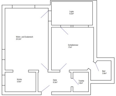 Renovierte 2,5-Zi.-Wohnung mit Aufzug, Keller, Loggia, Tiefgarage