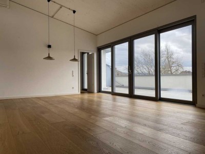 Stilvolle 3-Zimmer-Loft-Wohnung mit lux. Innenausstattung mit Balkon und EBK in Obernburg am Main