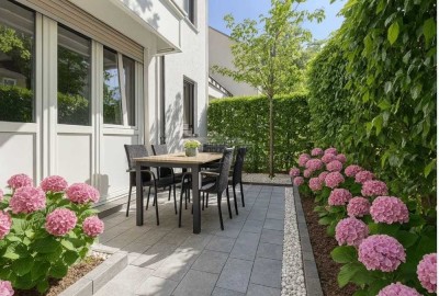 Schwabing! Gartenwohnung mit 2 Terrassen in Top-Lage