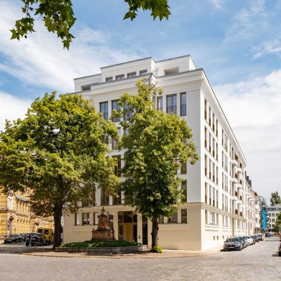 Moderner Neubau mit Fußbodenheizung und Parkett