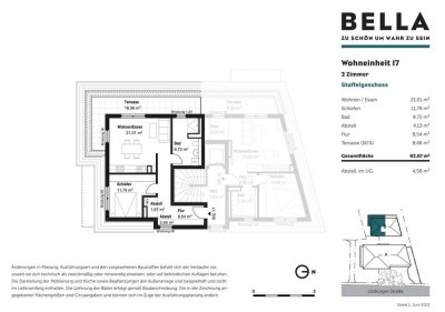 Exklusive, helle 2-Zimmer-Whg mit EBK und großer Dachterrasse in Norderstedt