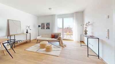 2-Zimmer-Obergeschosswohnung mit Balkon und EBK - Haus 9 OG 1.03
