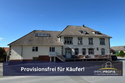 Provisionsfrei für Käufer, Ehemal. Molkerei, 14 Schlafzimmer, Ideale Monteursunterkünfte und Hallen