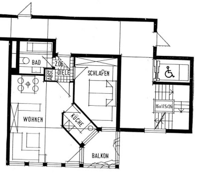 Helle, moderne 2-Zimmer-Wohnung mit Balkon, Moritzstraße 2 d-g