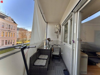 Moderne Pärchenwohnung mit sonnigem Westbalkon!