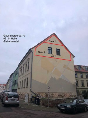 gemütliche 2-Zimmer-Dachgeschosswohnung in Halle