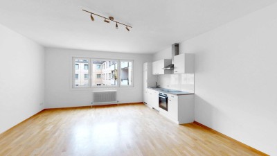 Ideal für WG &amp; Familien - 4 Zimmerwohnung mit Loggia und zwei Badezimmern nahe dem Schweizergarten